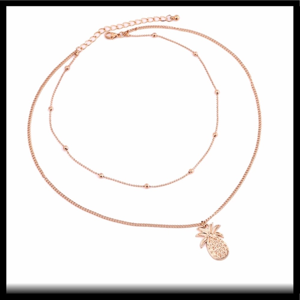 Last one ❤️ two layer pineapple 🍍 necklace - Picture 3 of 3